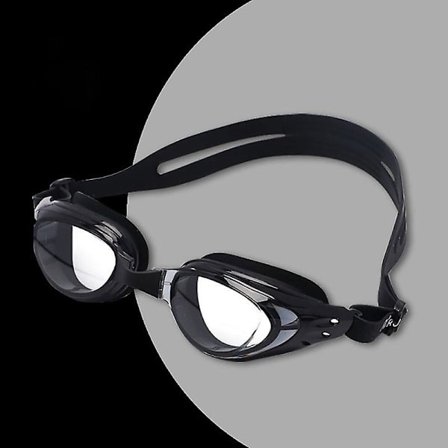 Konkurrencesvømningsbriller Unisex til Voksne Sort