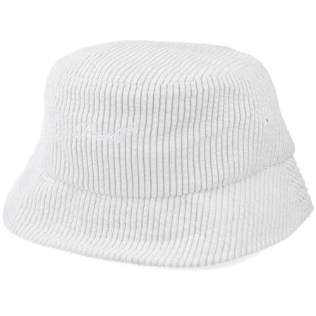 Reell - Vit bucket Hatt - Corduroy Manchester Off-White Bucket @ Hatstore