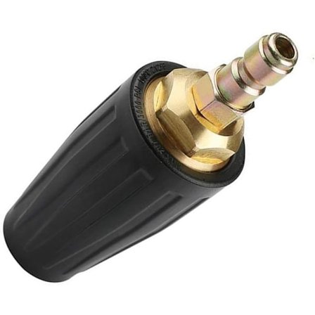 Professionel Rengørings Turbo Dyse, 360° Roterende Spray Turbo Dyse, Universal til Koldtvands Højtryksrensere med Hurtig Rengøringsevne