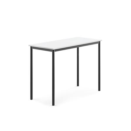 Tisch BORÅS, 1200x600x900 mm, Laminat weiß, anthrazit