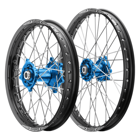 Komplettradsatz Talon Pro Billet Blau-Schwarz - Fantic 250 XX 2021-2026