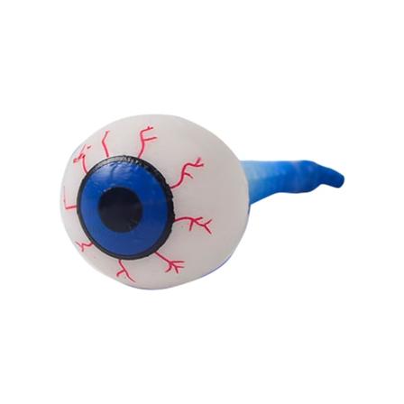 Halloween Simulering Menneskelig rædsel Øjeæble Dekompression Legetøj Dekompression Mel Knib Langsomt Rebound Tpr Vent Ball Blue One Size