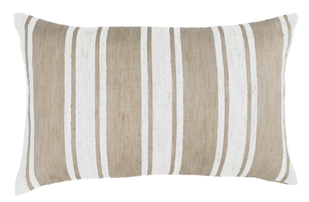 Halvor Bakke Putetrekk Marburg polyester 40x60cm beige-offwhite