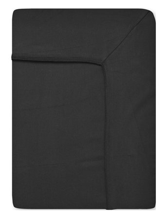 Engholm Textiles Kuvertlagen Satin - Black - 90X200X25CM