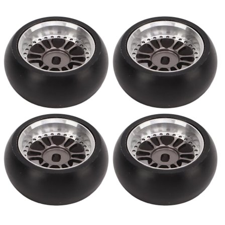 4kpl RC Drift Renkaat Vahva Vaimennus Korkea Kulutuskestävyys Helppo Asennus RC Auton Renkaat Yhteensopiva 1/28 RC Auto Titanin kanssa