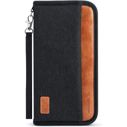 Pas- og kortholder, RFID-blokering, til rejser