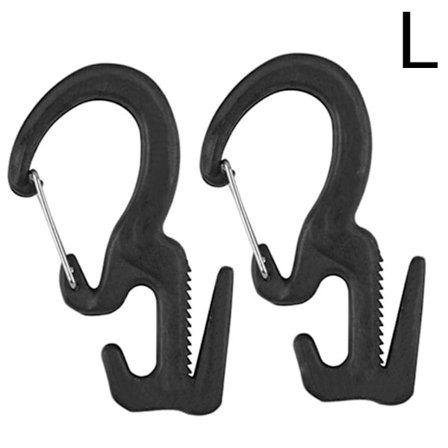 Figur 9 Tovstrammer med karabinhage Aluminium mekanisme 1 par