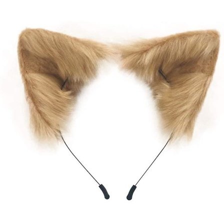 Håndlavet Fluffy Faux Fur Ræv Katteører Hårbøjle Dyreører Hår Bøjle