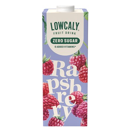 Øvrige Lowcaly Frugtdrik 1000 ml, Raspberry - Bodyman.dk