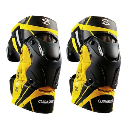2stk Motorsykkel Knebeskyttere Benbeskyttere GUL