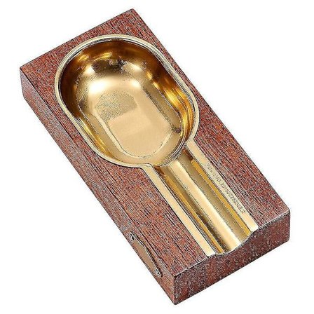 Askebeger i massivt tre med kobbermetall - Sigarett-tilbehør