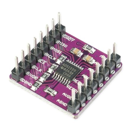 CJMCU-1220 ADS1220 ADC 24 Bit A/D Konvertermodul I2C Lavt Strømforbrug 24 Bit Analog-til-Digital Konverter