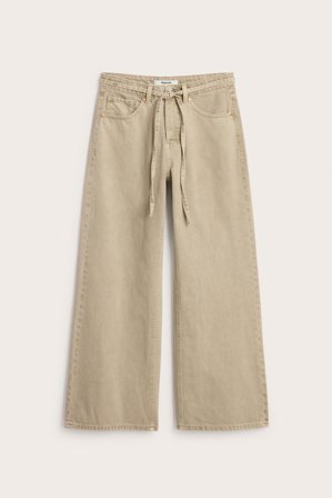 Kappahl | Wide jeans high waist Lysebrun 44 | Lysebrun