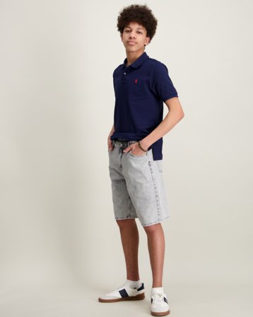 LMTD NLNBIRM DNM R LONG SHORTS Grå Shorts Kille - Kids Brand Store