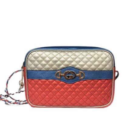 Gucci Vintage, Pre-owned Sac Blauw, Dames, Maat:ONE Size,leer,gevlochten