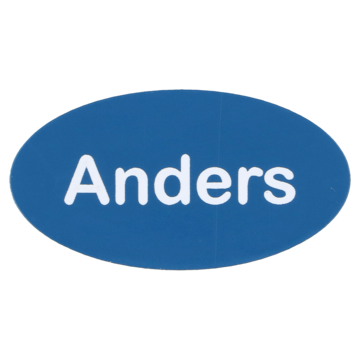 Navneskilt nål - eget navn