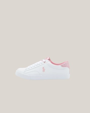 Polo Ralph Lauren THERON V Blanc Chaussures Unisexe - Kids Brand Store