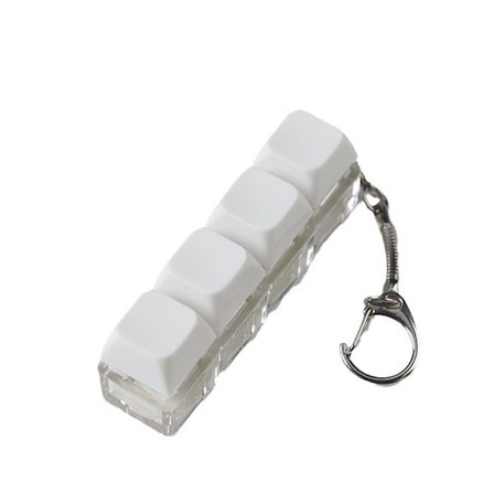 Switchar Tester Switchar Sampler för mekaniskt tangentbord 2-Key 3-Key 4-Key Switchar Testverktyg Nyckelring Transparent