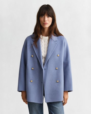 GANT Damen Caban in handgenähter Optik (XS) Blau