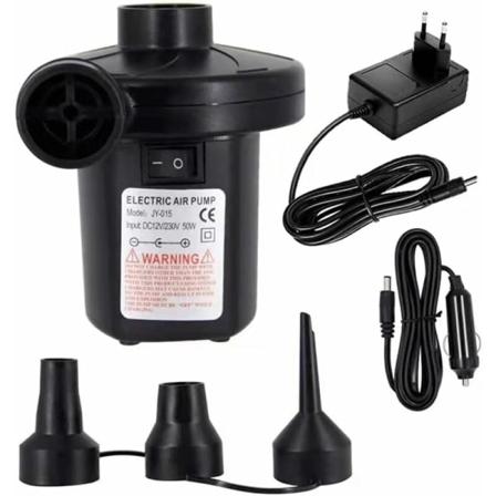 Bærbar elektrisk luft pumpe DC 12v/AC 230 240v Hurtig fyldning elektrisk