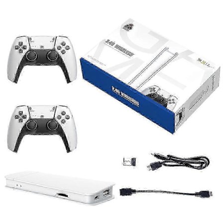 2025 NY 40000+ 4K HDMI TV Videospelssticka Retro Spelkonsol med 2 Trådlösa Handkontroller [HK]