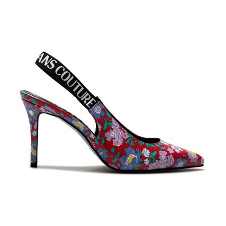 Versace Jeans Couture Regalia Baroque Slingback Pumps Rød, Dame, Størrelse: 38 EU