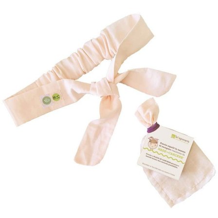 La Saponaria Fascia Capelli Rosa 1 Pezzo