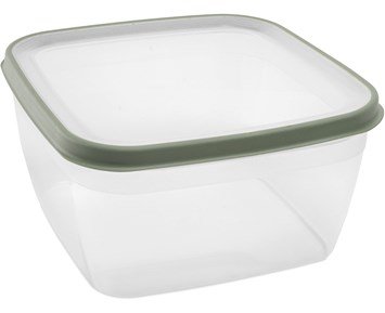 Nordiska Plast-Matboks Plast 2,5L Kvadrat ECO Khaki-Matboks i plast med 2,5 liter kapasitet-Home & household accessories-Matoppbevaring