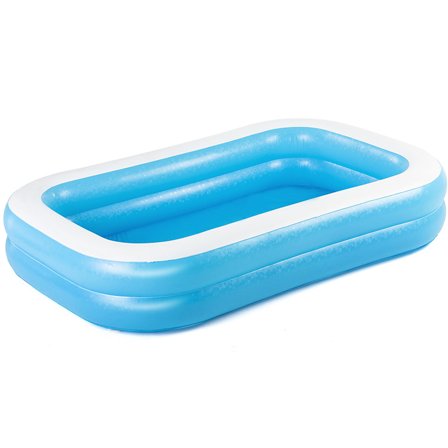 Familjepool Blå 262x175cm