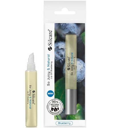 Läpp Olja - Silcare - QUIN - So Juicy & Natural Blueberry - 10ml
