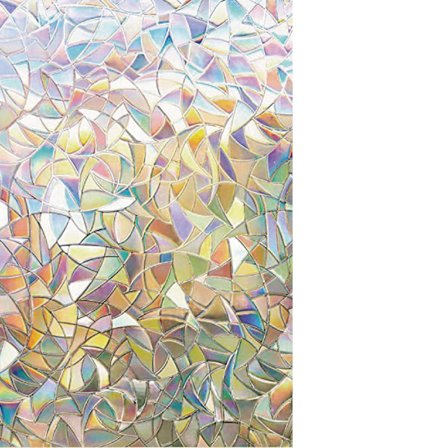 Dekorative vindusfilm anti-kollisjons vindusdekaler dør- og vindusstatiske klistremerker egnet for kjøkken spisestue soverom