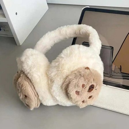 Bløde Kapibara Ørevarmere med Fulde Fingre - Tyk Tegneserie Vinter