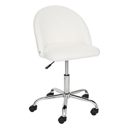 Geos-toimistotuoli, valkoinen, kihara