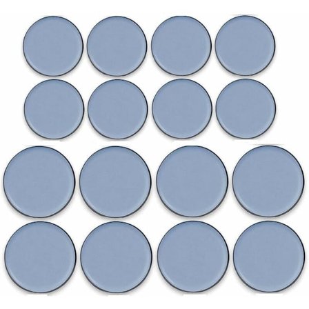 16 Stycken Självhäftande Teflon Möbelkuddar Teflon Glidare Självhäftande Teflonkuddar, 25MM X 25MM, 30MM X 30MM