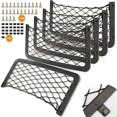 5 stk RV oppbevaringsnett Bilbagasjerom 36x18cm Multifunksjonelt bestikk A