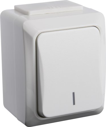 Gelia 4021166652 Strømbryter kapslet 2-polet, Strømbrytere & vegguttak