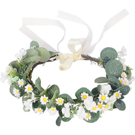 Bryllup Boho Blomsterkrone Jente Blomster Hodebånd Blomsterkrans Dagsfest Krans Hår Blomster Hodebånd Blomsterkrans