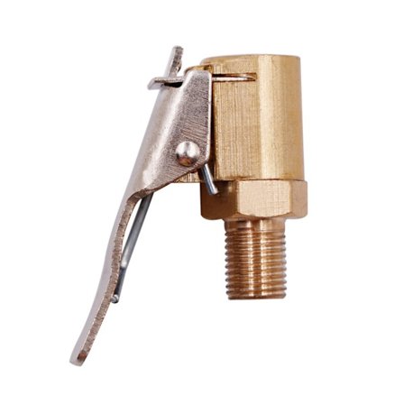 Air Chucks Universal Heavy Duty Closed Flow Straight Lock-On Dæk Chuck med Clip til Inflator Gauge Kompressor Dele