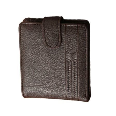 Bekväm myntväska Cash Holder Card Organizer Herr PU-läder kort plånbok