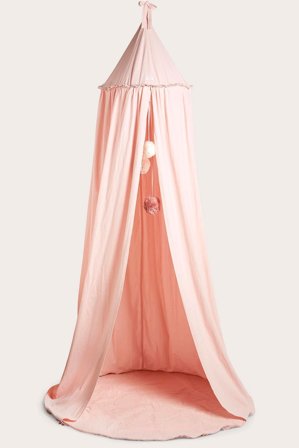 Newbie | Namiot do zabawy, z pomponami | Różowy