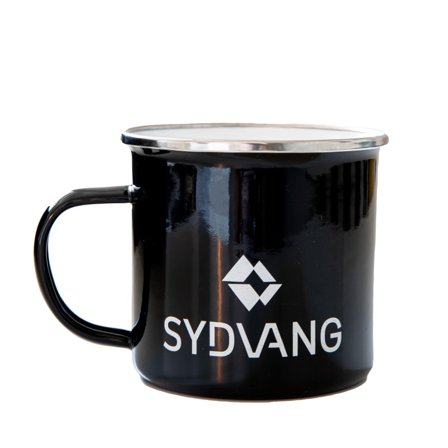 Sydvang Blikk Kopp Emaljert 450 ml eating utensils Black OneSize