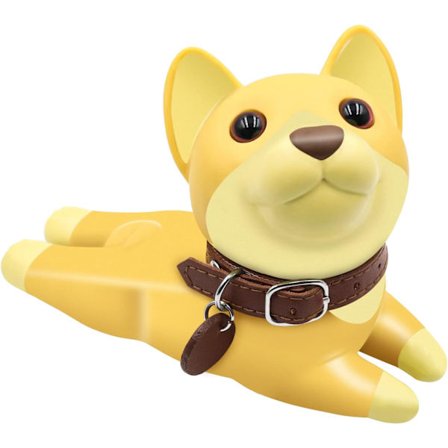 Dörrstopp Husdjursleksaker Hundleksaken Härlig dekoration Söt propp Djur Dekorativ dörrstopp Säkerhetsportkilstil för hem och kontor (Brun - Shiba In