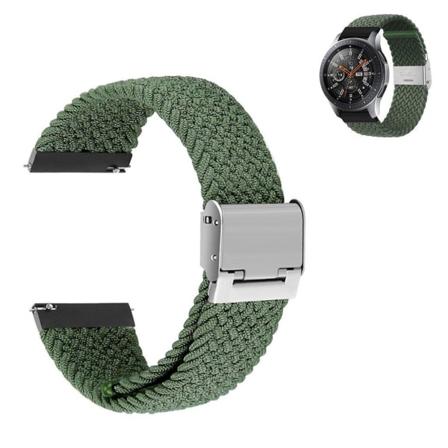 22 mm universel elastisk nylon-urrem - Grøn Green