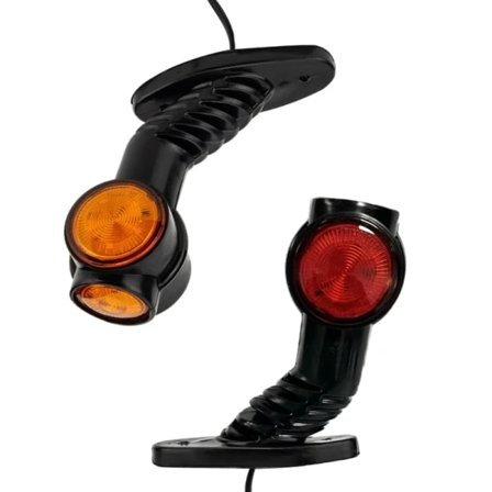 2x Lastbil Lys Trailer Lastbil Position Parkering Kontur 12V 24V Sidemarkeringslys