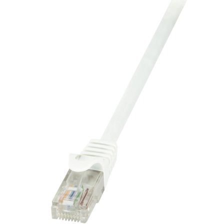 CAT6 Ethernet-kabel U/UTP 1m, Uskærmet, Hvid