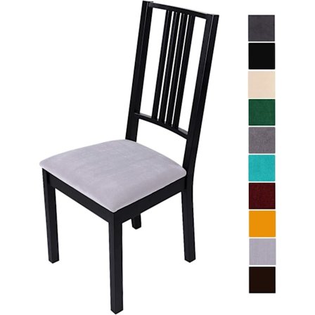 Stoltrekk sete fløyel myk setetrekk stol elastisk setetrekk