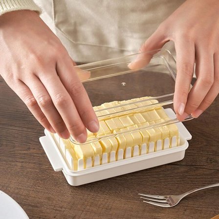 Smørrätt Ostbeholder Keeper Smørboks i plast med forsegling