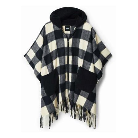 Desigual Capes Sort, Dame Poncho, Størrelse: ONE Size