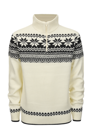 Sweter Brandit Troyer Norweger Złamany Biały L