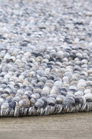 InHouse Group - Ullteppe Nature, rundt - Grå - Ulltepper - 150 - Fra Homeroom